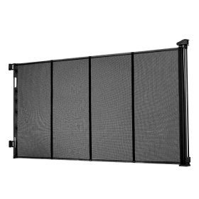 Retractable Baby Gate, Extends to 120 inch Extra Wide, 38.5 inch Tall, with Reinforced Fiberglass Strips, Avoids Crawling Through